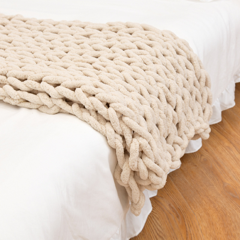 Veluro Weighted Knitted Wool Blanket